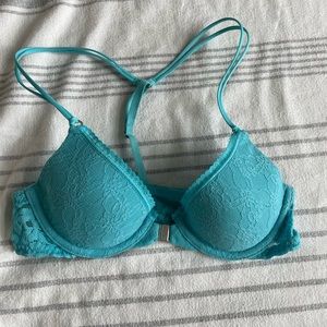 lightly lined racerback bra front clasp